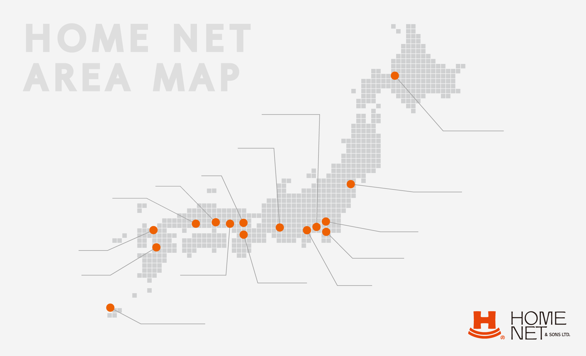 HOME NET AREA MAP