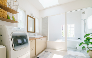 広々とした洗面室